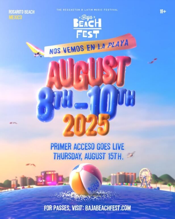 Baja Beach Fest 2025 regresa con cartel estelar