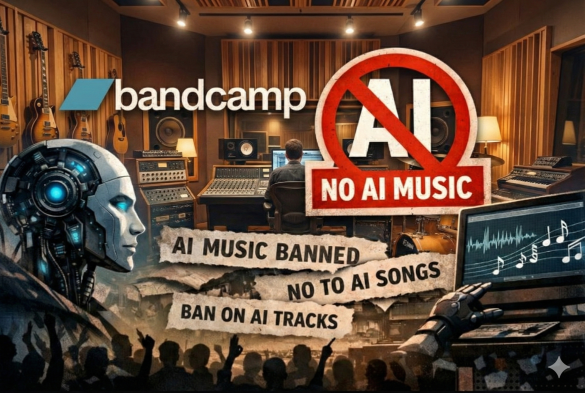 Bandcamp prohíbe música con IA generativa
