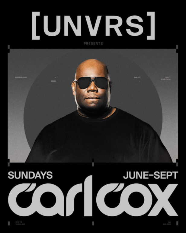 Carl Cox regresa a Ibiza con residencia en UNVRS 2026