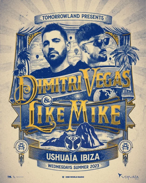 Dimitri Vegas & Like Mike regresan a Ushuaïa Ibiza