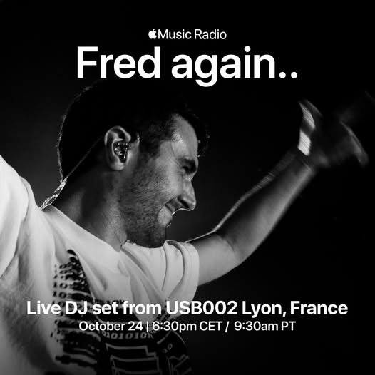 El concierto completo de Fred again.. ya está en Apple Music