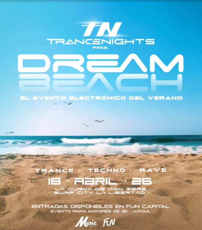 DreamBeach El Salvador rave frente al mar en abril 7