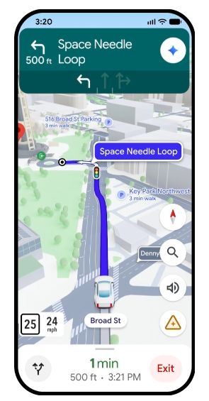 Google Maps se reinventa con IA y navegación inmersiva