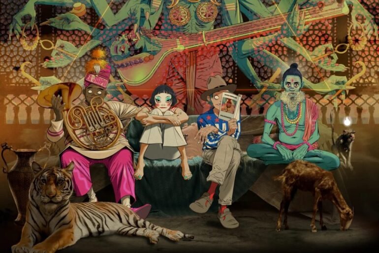 Gorillaz convierte el duelo en arte con The Mountain