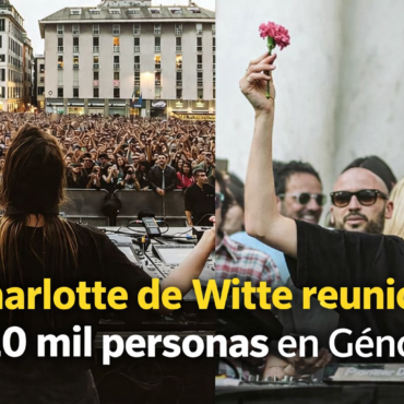 Charlotte de Witte reúne 20 mil en Génova
