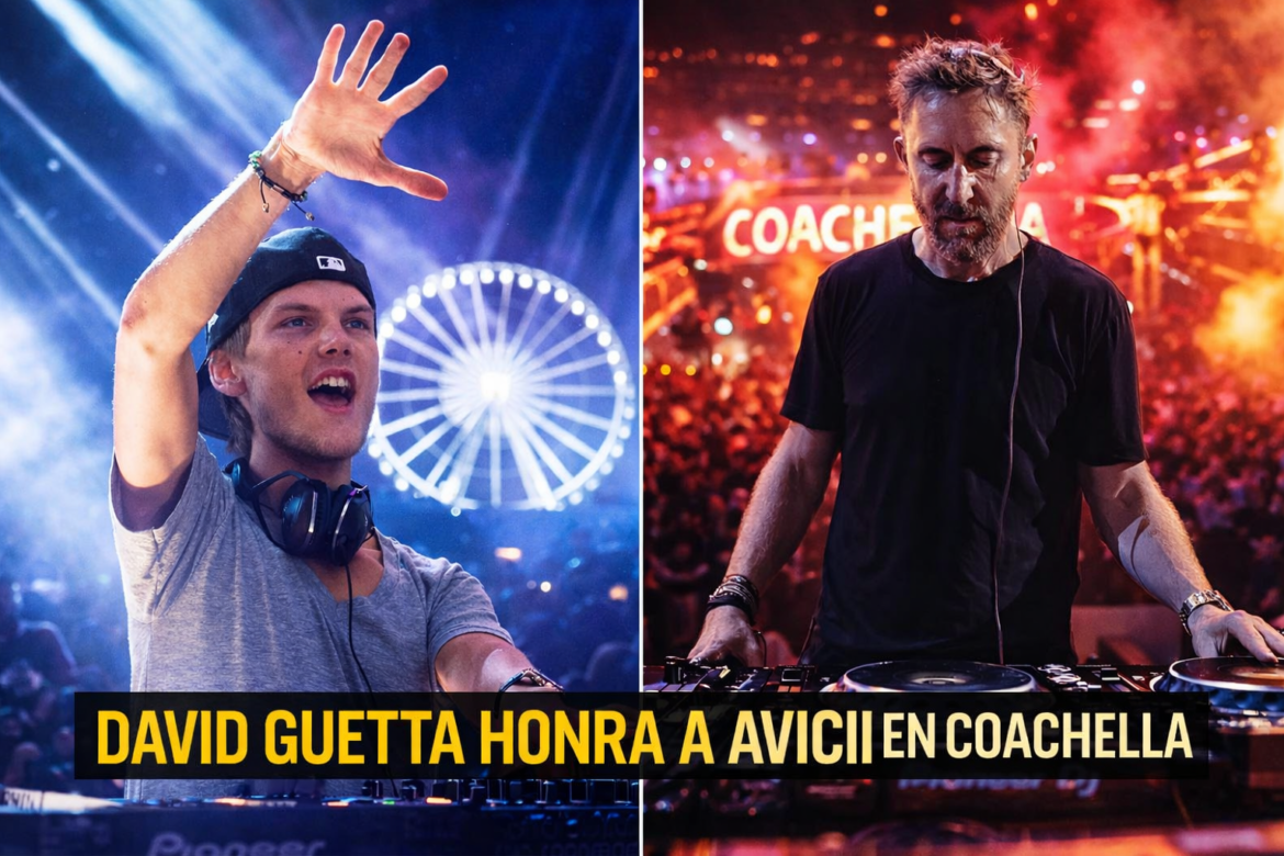 David Guetta homenajea a Avicii en Coachella
