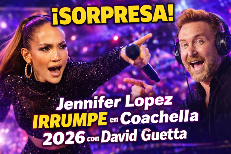 David Guetta sorprende con J.Lo en Coachella