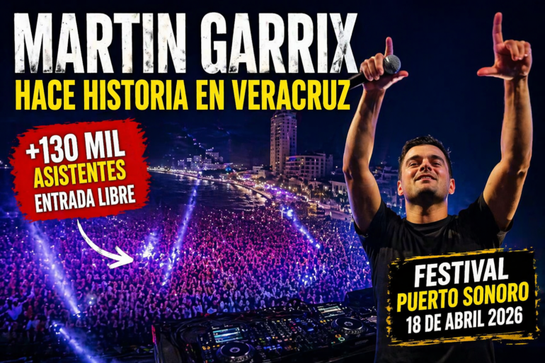 Martin Garrix desata locura gratis en Veracruz