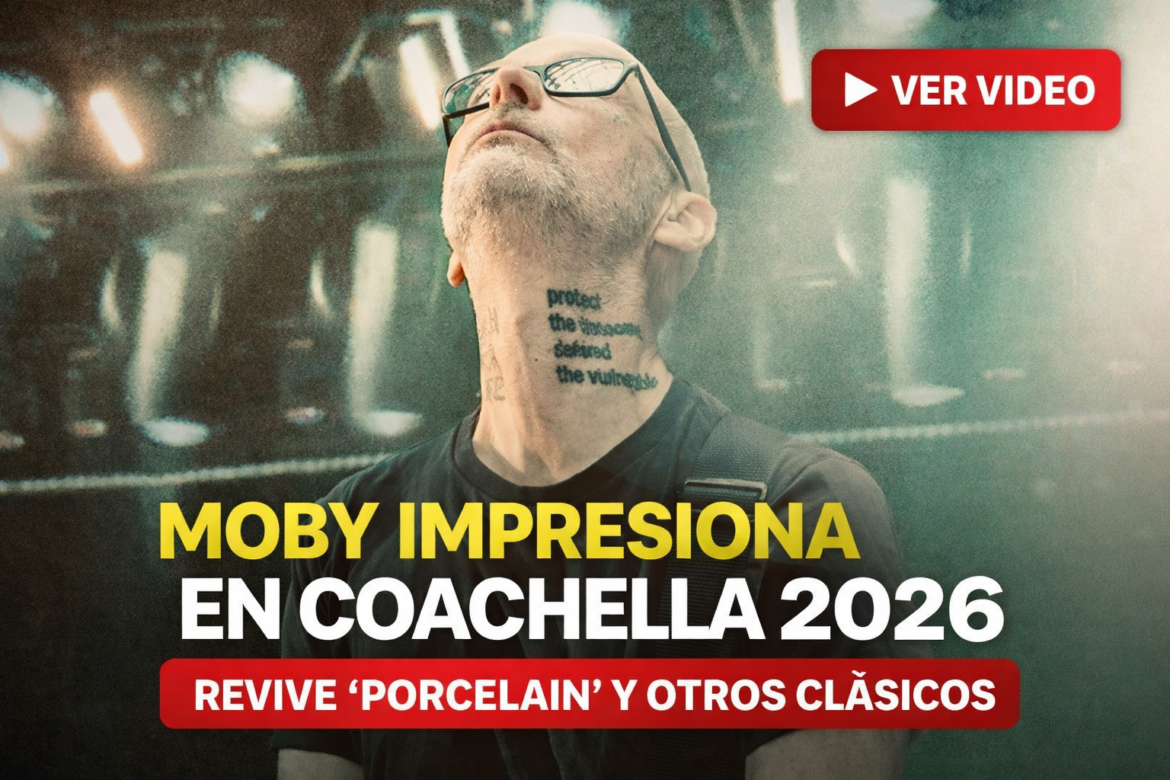 Moby revive clásicos en Coachella 2026 | Pulsar Mix Radio FM Moby revive clásicos en Coachella 2026