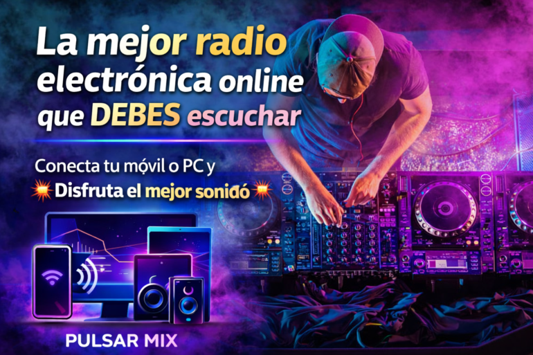 Radio con musica electronica Pulsar Mix FM
