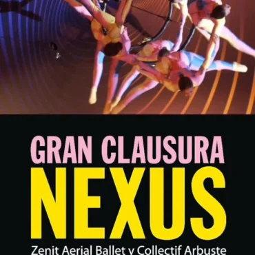 Nexus cierra festival FIAV Bogotá con danza aérea