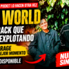 Miniatura promocional en español anunciando el nuevo single 'UR WORLD', con dos hombres sonriendo y rótulos grandes en amarillo y negro.