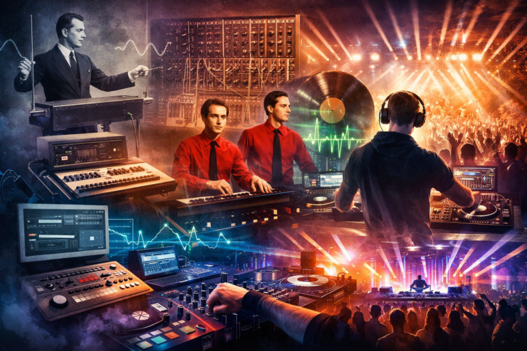 Origen de la música electrónica y su evolución